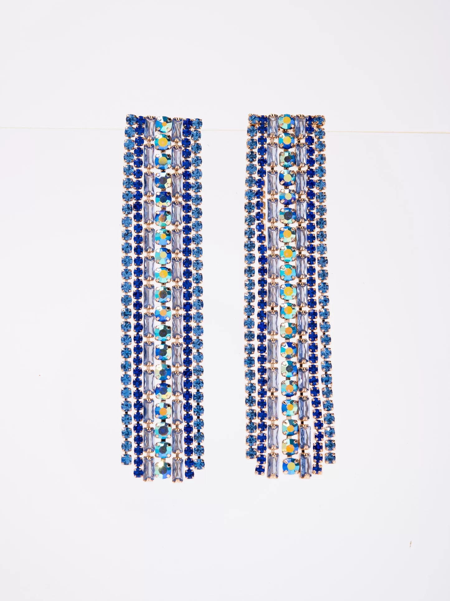 Stella Statement Drop Rhinestone Earrings