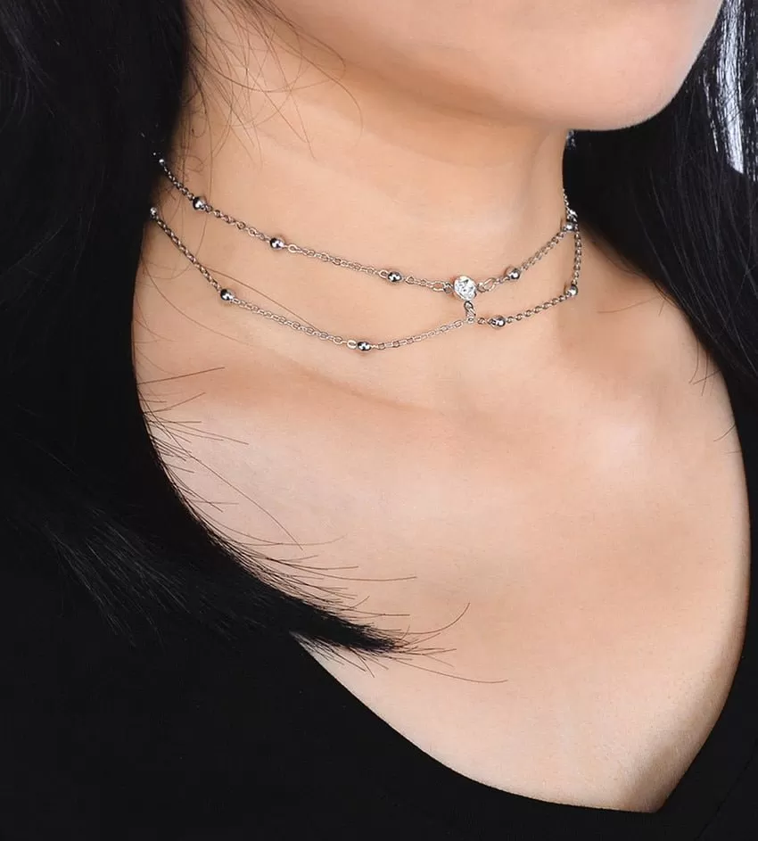 Strass Quaste Sexy Strand Zubehör Körper Brust Kette Halskette Schmuck