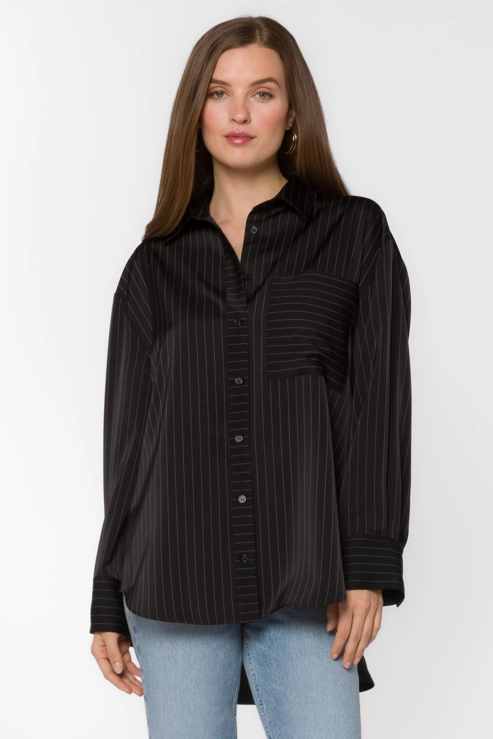 Sutton Black Stripe Shirt