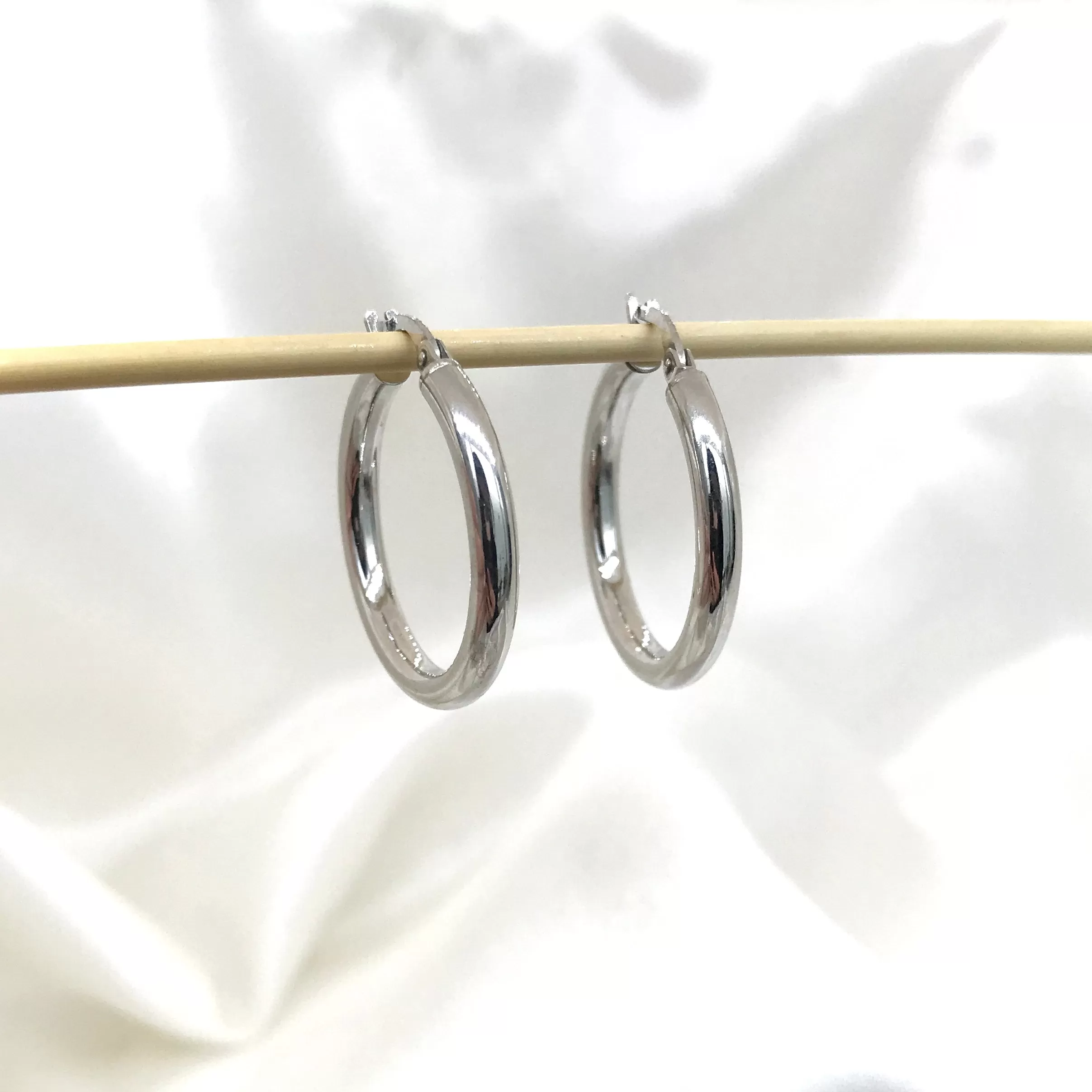 The Classic 925 Sterling Silver Hoops- 3 Sizes