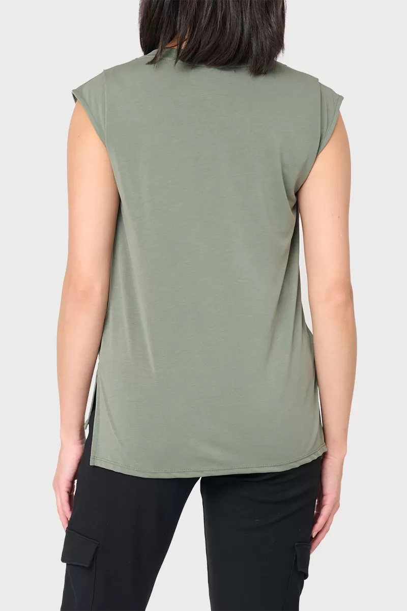 The Favorite Luxe Essentials V-Neck Tee