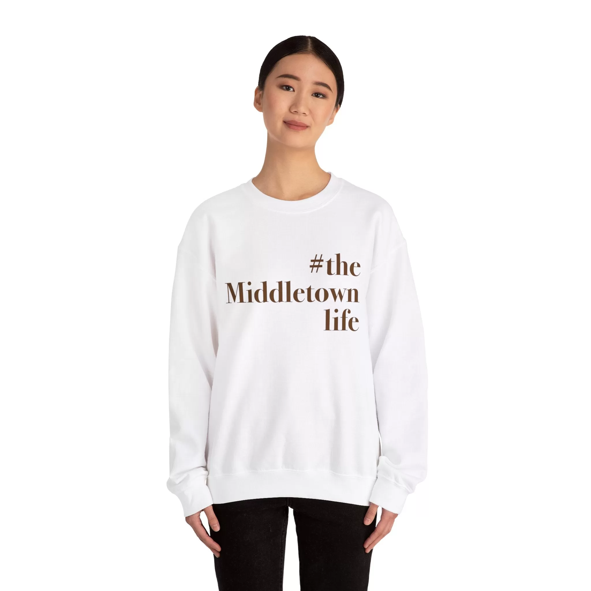 #themiddletownlife Unisex Heavy Blend™ Crewneck Sweatshirt