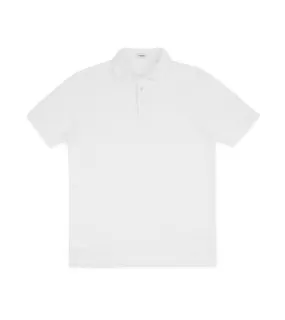 Trunk Moxon Short Sleeve Polo Shirt: White