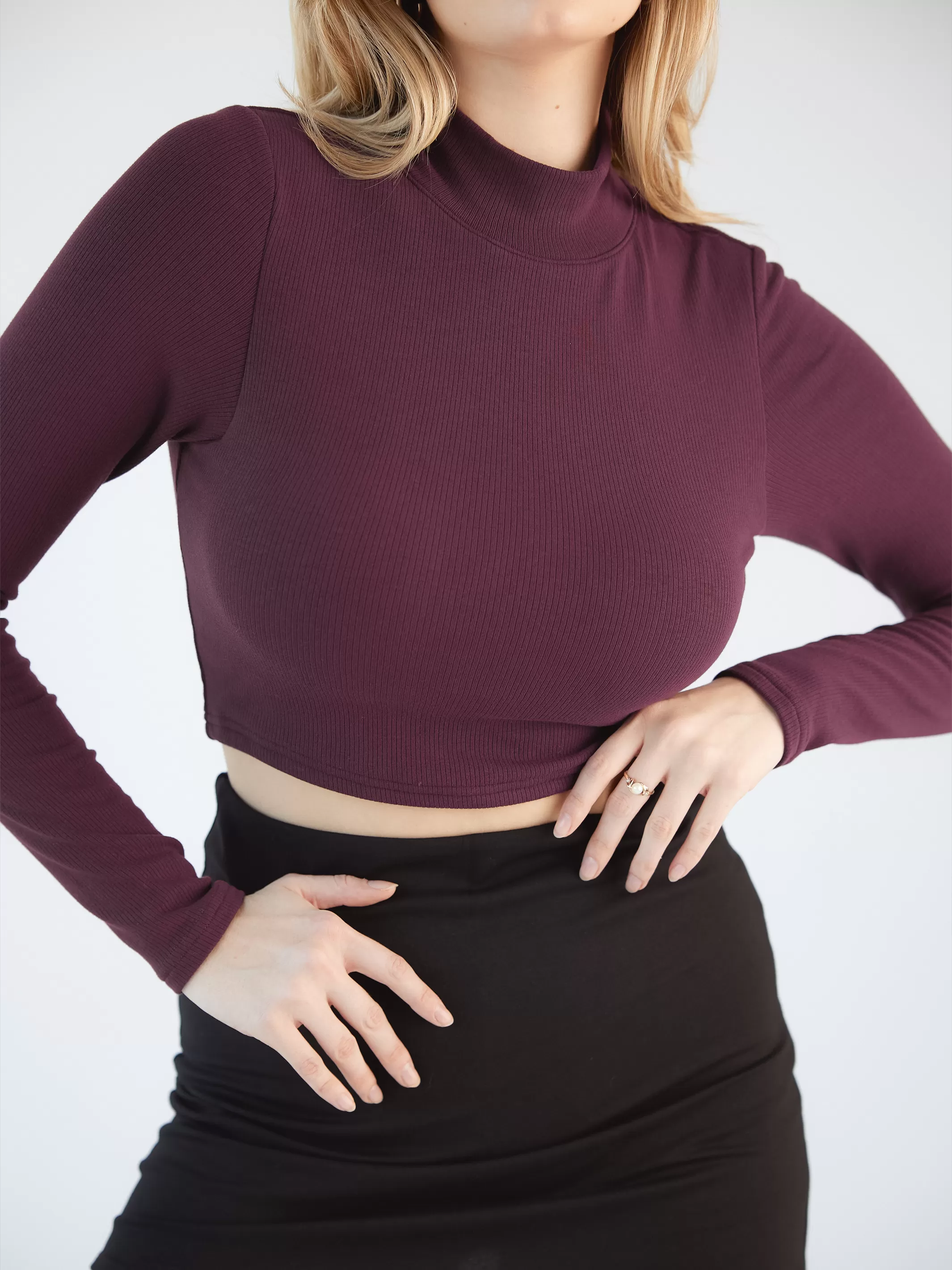 Turtleneck Long Sleeve Brami