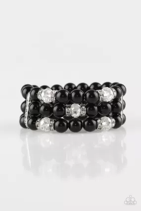 Undeniably Dapper Black-Bracelet