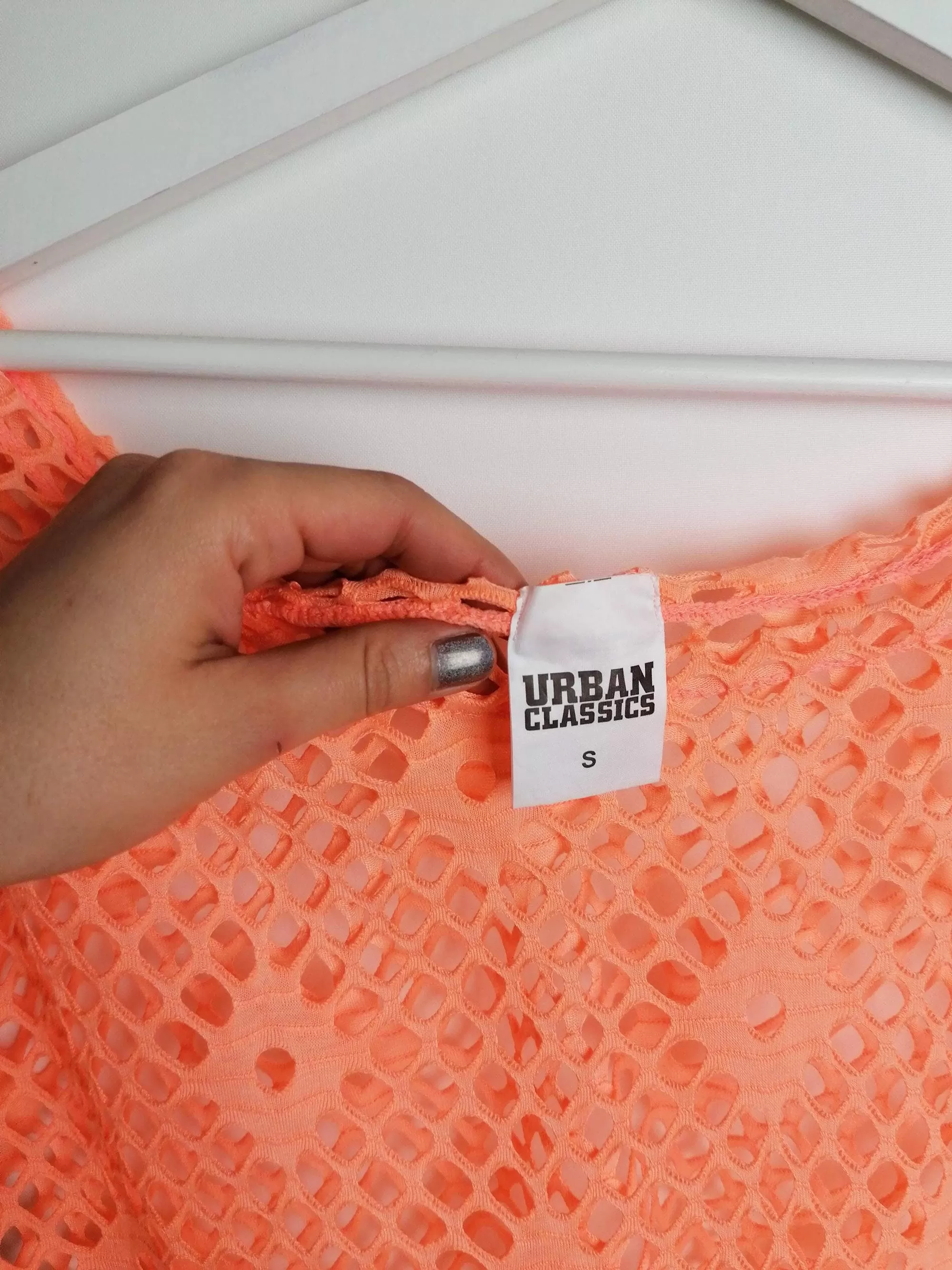 URBAN CLASSICS  Boxy Crop Top Orange - size S