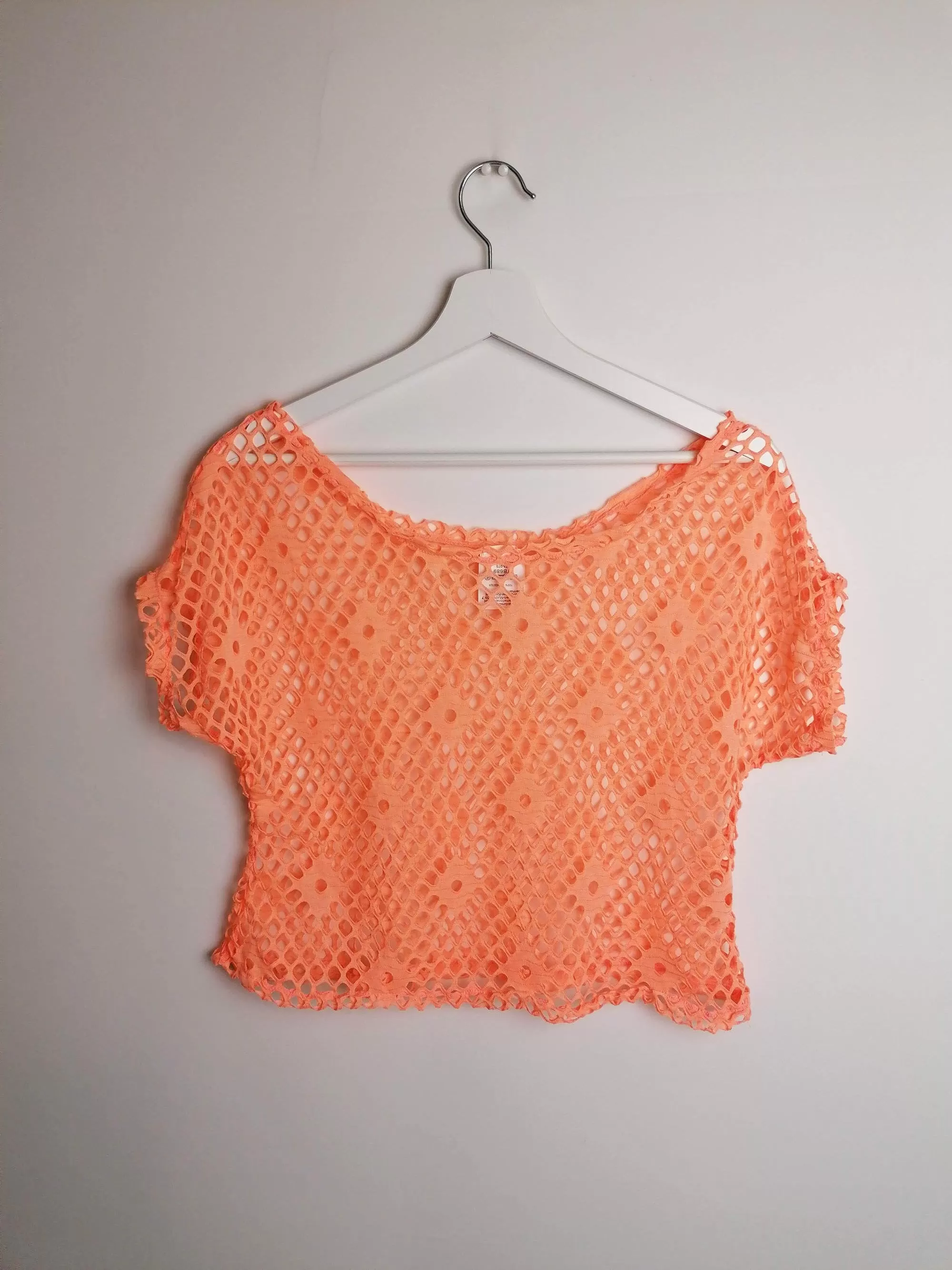 URBAN CLASSICS  Boxy Crop Top Orange - size S