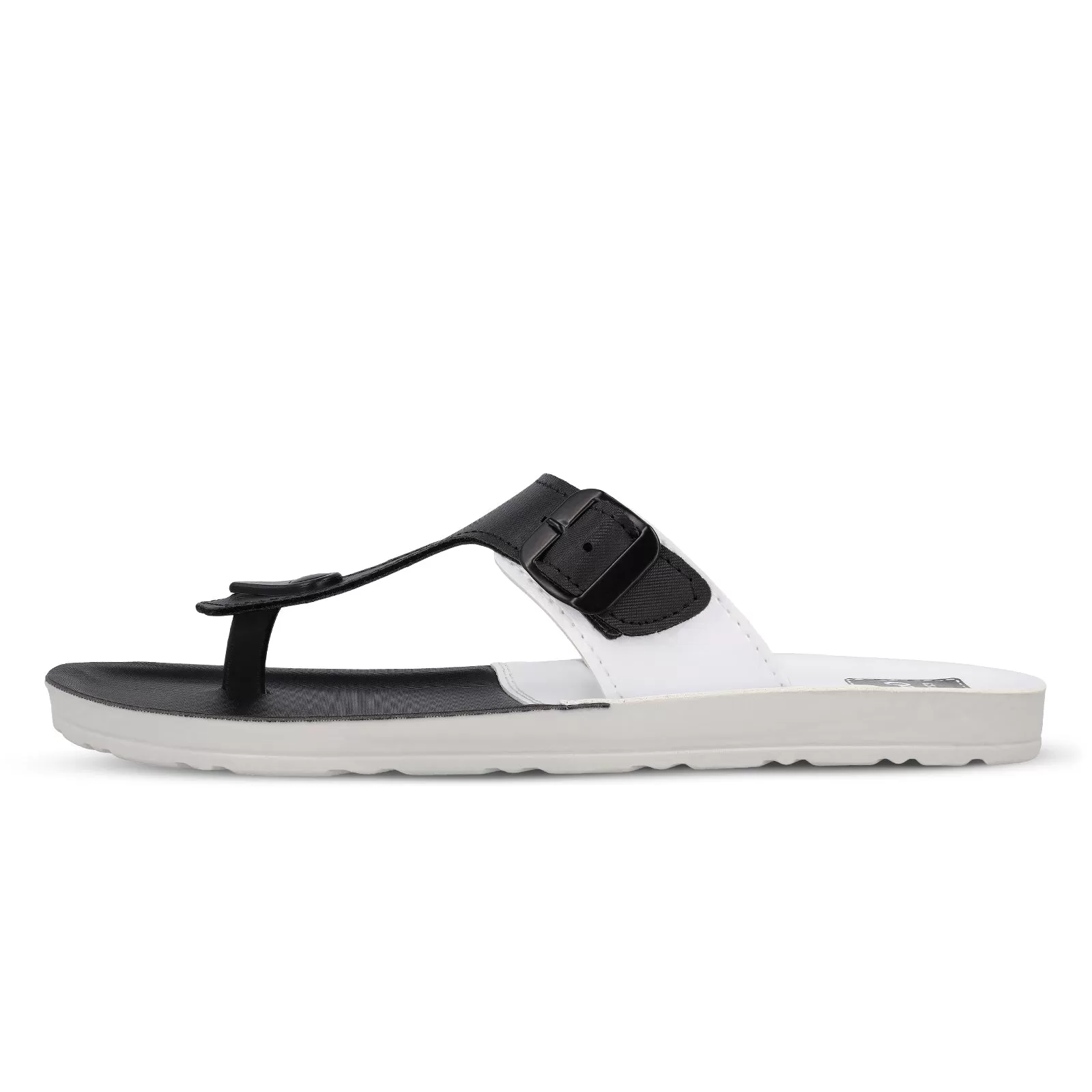 Walkaroo Men Solid Thong Sandals  - 13123 Black