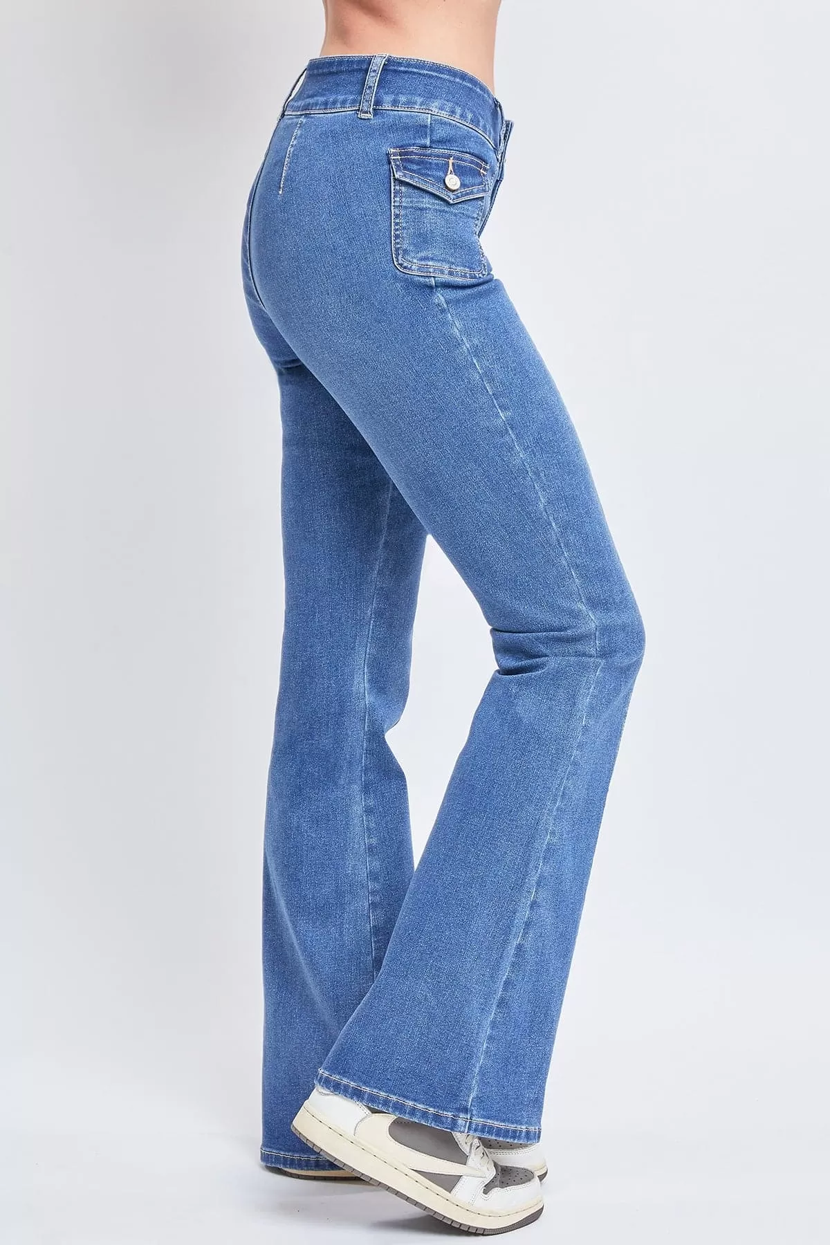 Women's Cargo Flare Jeans