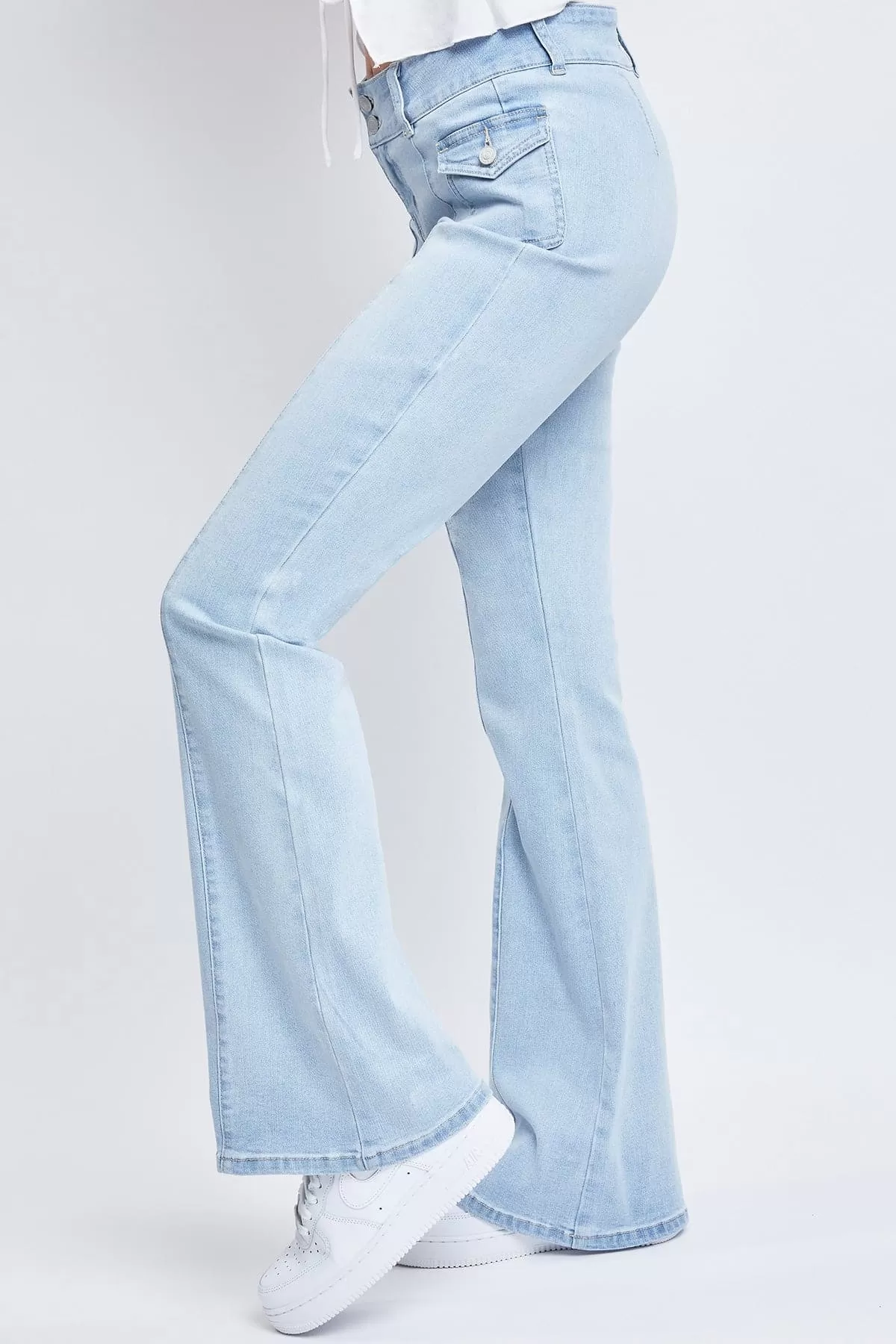 Women's Cargo Flare Jeans