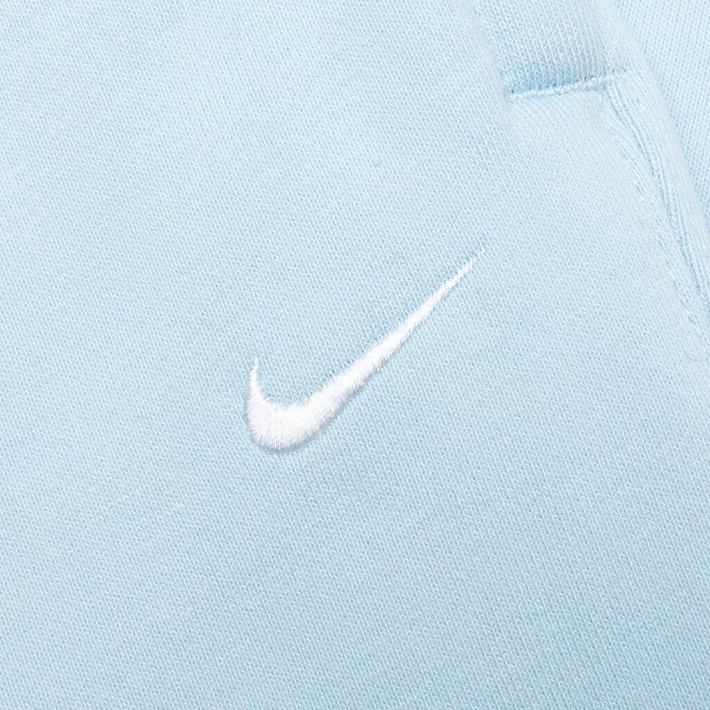 Women's Solo Swoosh Fleece Pants - Celestine Blue/White