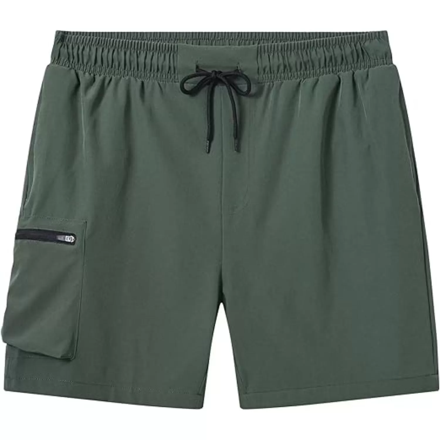 Zipper Pockets With Stretchable Swim Shorts