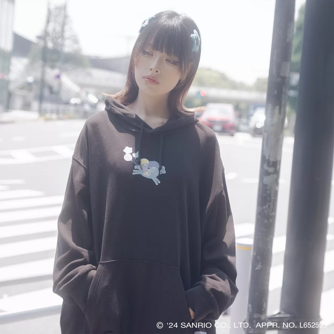 【受注予約】4XL Hoodie / White / Little Twin Stars x MIKIOSAKABE / MSLTT01